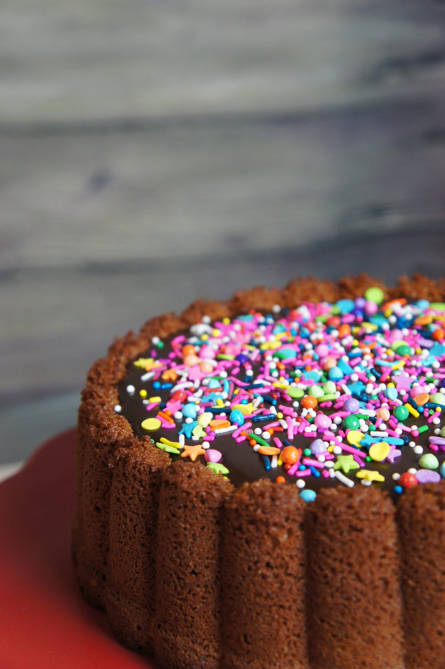 charlotte de chocolate sin gluten