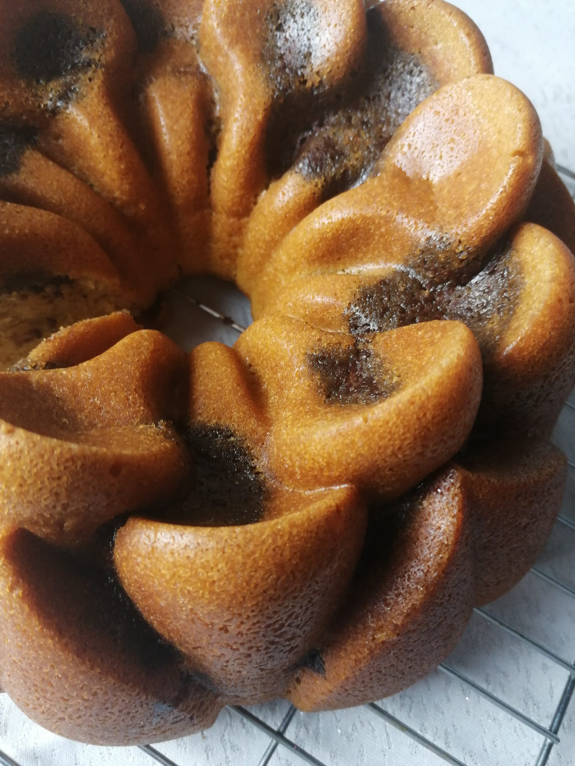 Bizcocho de vainilla y chocolate